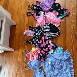 Kids/Girls Swim/Bathing Suit Bundle Size L (10-12)
